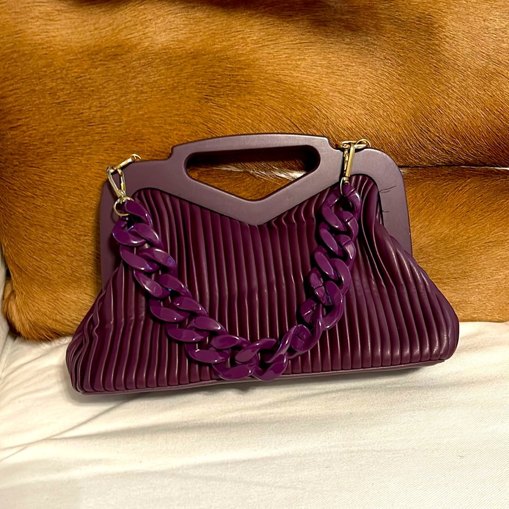 Versatile Purple Clutch NWOT
